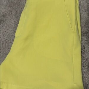 Bright Yellow High waisted shorts